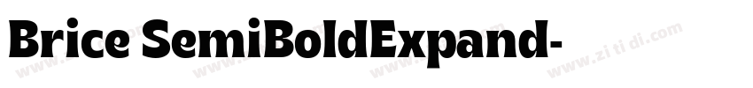 Brice SemiBoldExpand字体转换